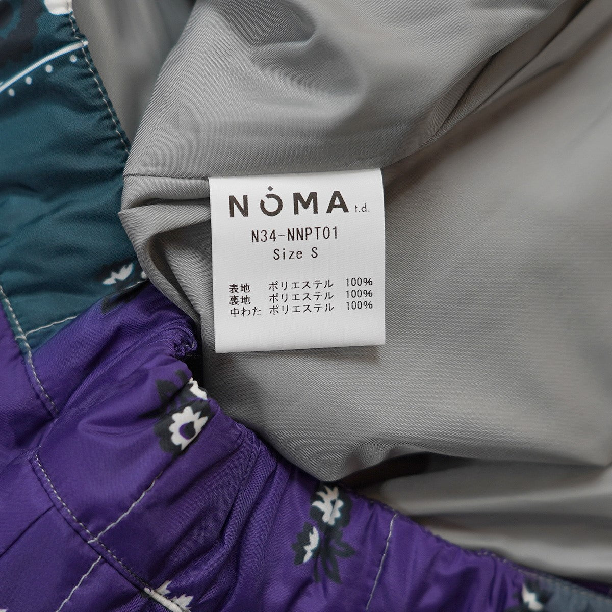 Needles×NOMA t．d． NOMA t．d． String Quilt Pant キルト 総柄