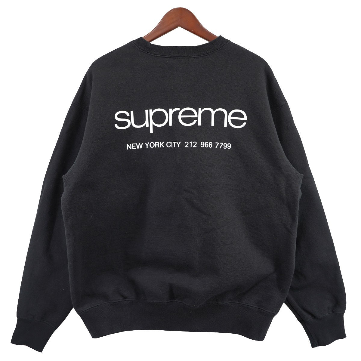 Supreme(シュプリーム) 23AW Nyc Crewneck ニューヨーク ロゴ クルーネック スウェット トレーナー ブラック サイズ  M｜【公式】カインドオルオンライン ブランド古着・中古通販【kindal】