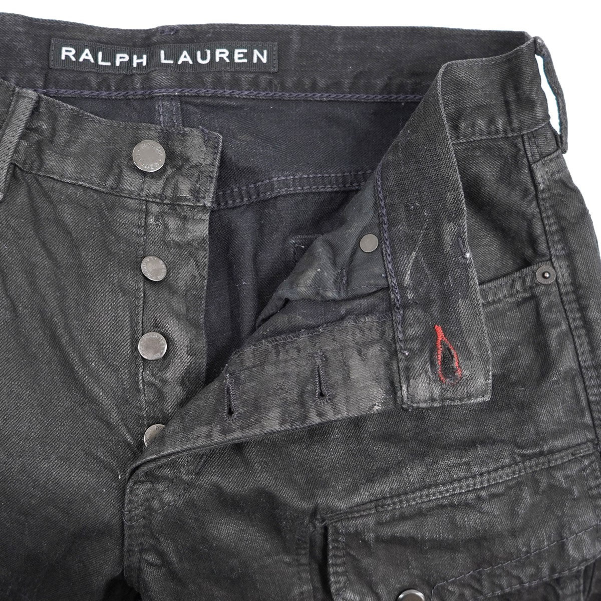 RALPH LAUREN BlackLabel(ラルフローレン ブラックレーベル) デニムカーゴパンツ 4862415CCGO ブラック サイズ  32｜【公式】カインドオルオンライン ブランド古着・中古通販【kindal】