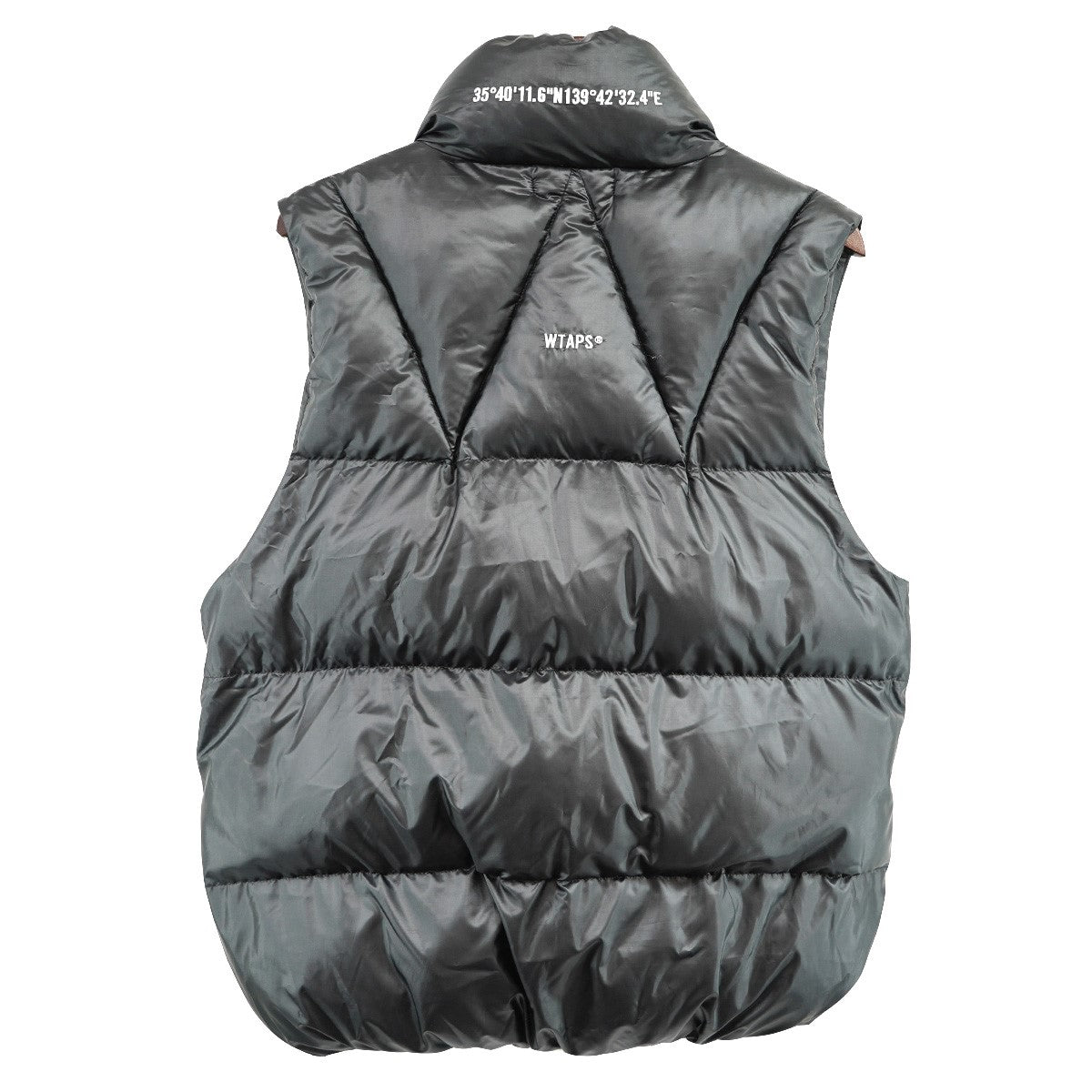 WTAPS(ダブルタップス) 22AW Bivouac Vest Poly Taffeta Fortless ロゴ ダウンベスト 定価47300円  222BRDT-JKM01 ブラック サイズ X01｜【公式】カインドオルオンライン ブランド古着・中古通販【kindal】