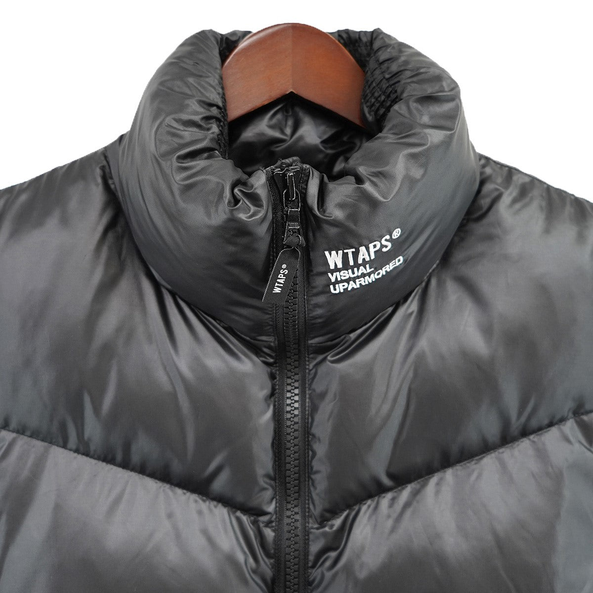 WTAPS(ダブルタップス) 22AW Bivouac Vest Poly Taffeta Fortless ロゴ ダウンベスト 定価47300円  222BRDT-JKM01 ブラック サイズ X01｜【公式】カインドオルオンライン ブランド古着・中古通販【kindal】