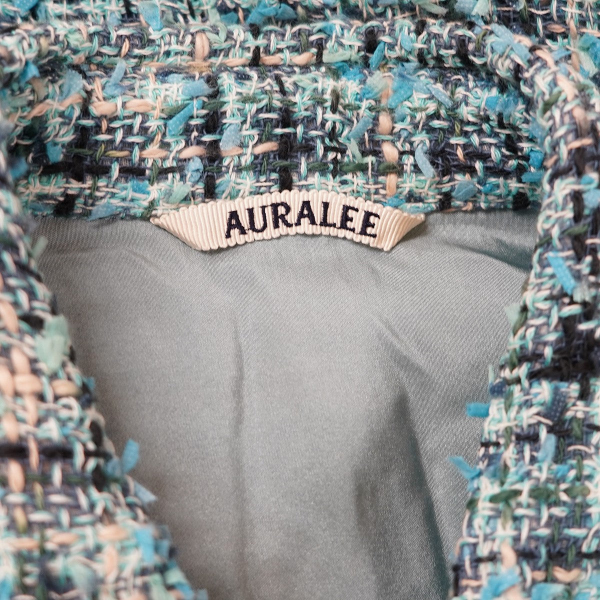 AURALEE(オーラリー) 23SS HOMESPUN SUMMER TWEED SHIRTS BLOUSON ツイード シャツ