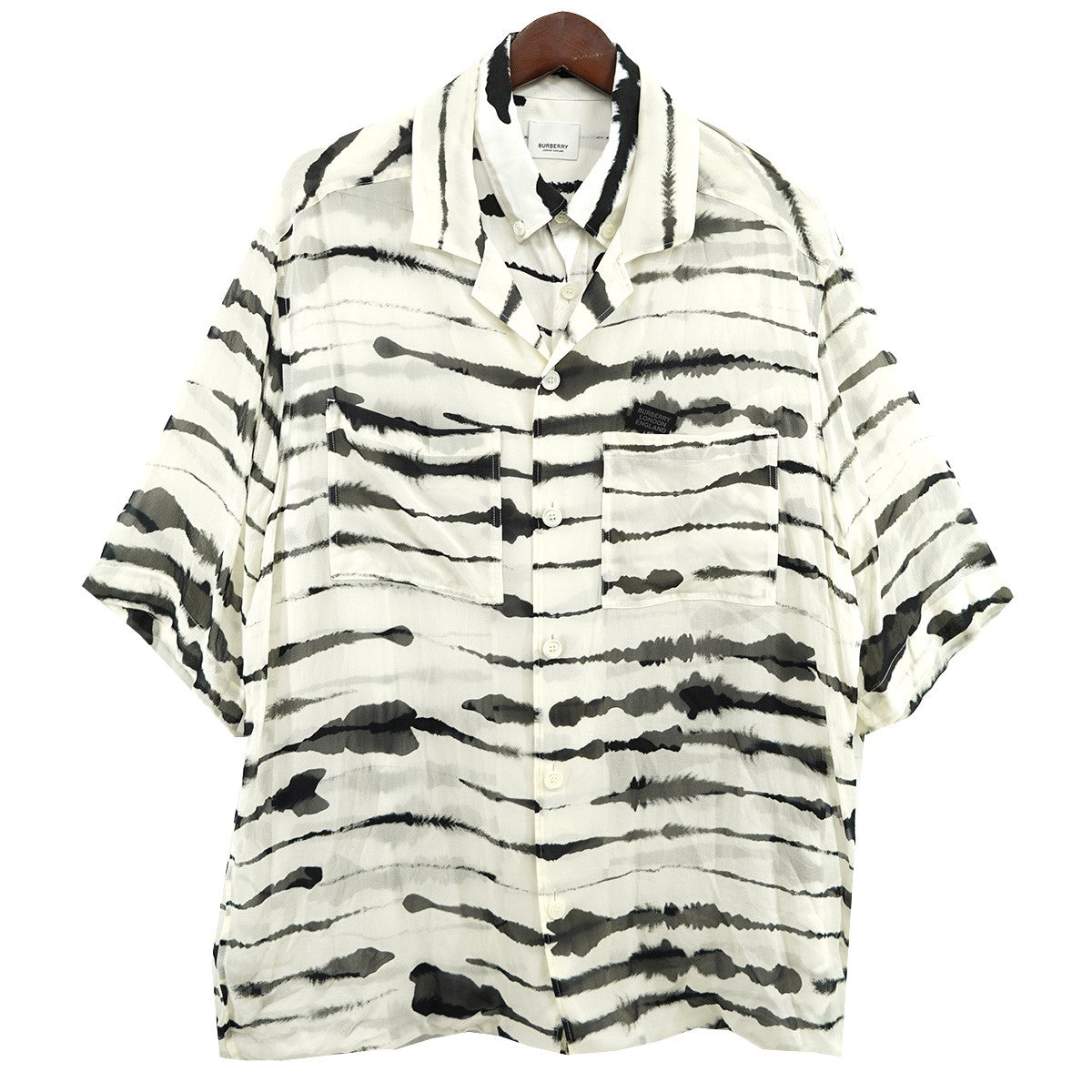 BURBERRY 古着・中古 20SS Watercolour Print Double-layered Shirt シャツ