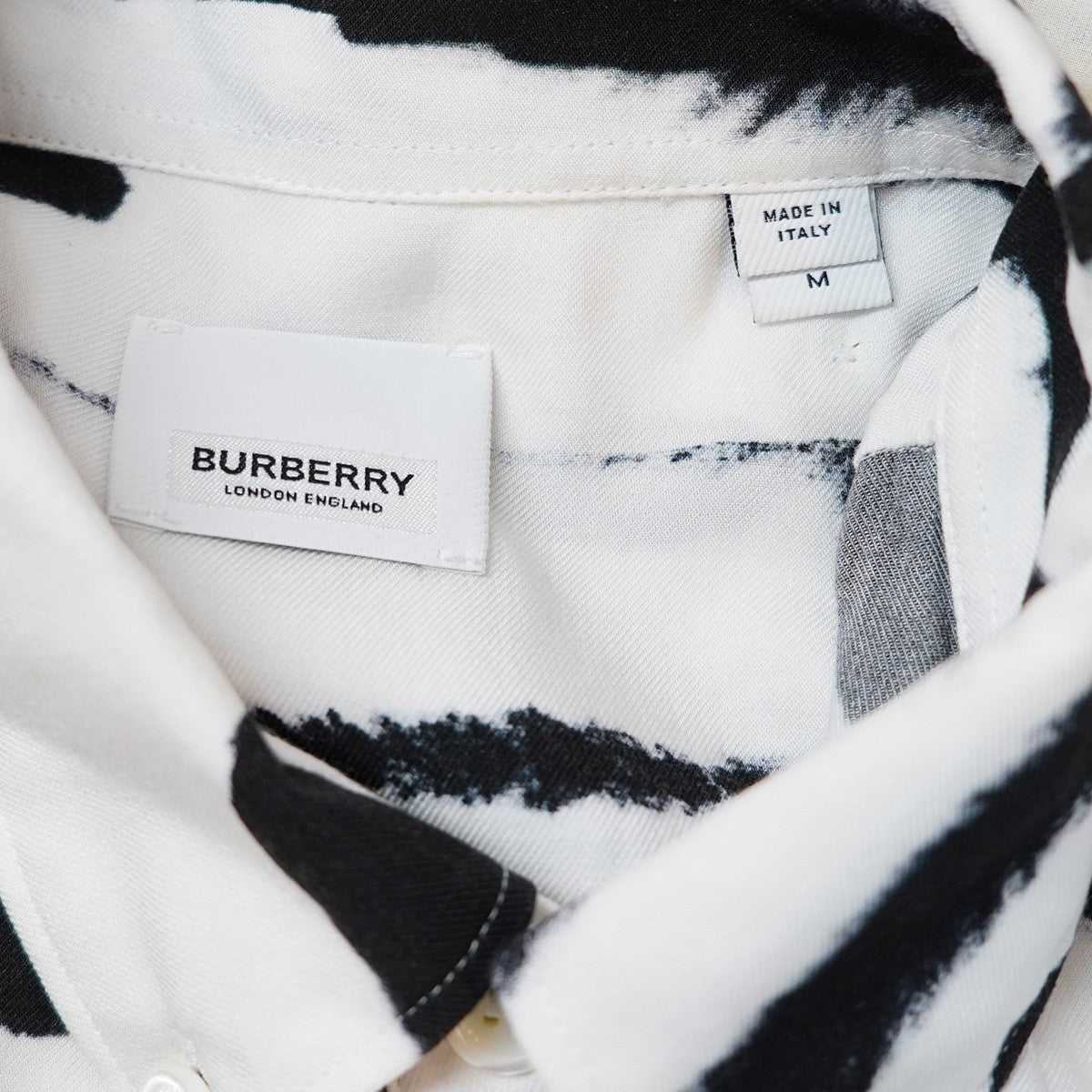 BURBERRY 古着・中古 20SS Watercolour Print Double-layered Shirt シャツ