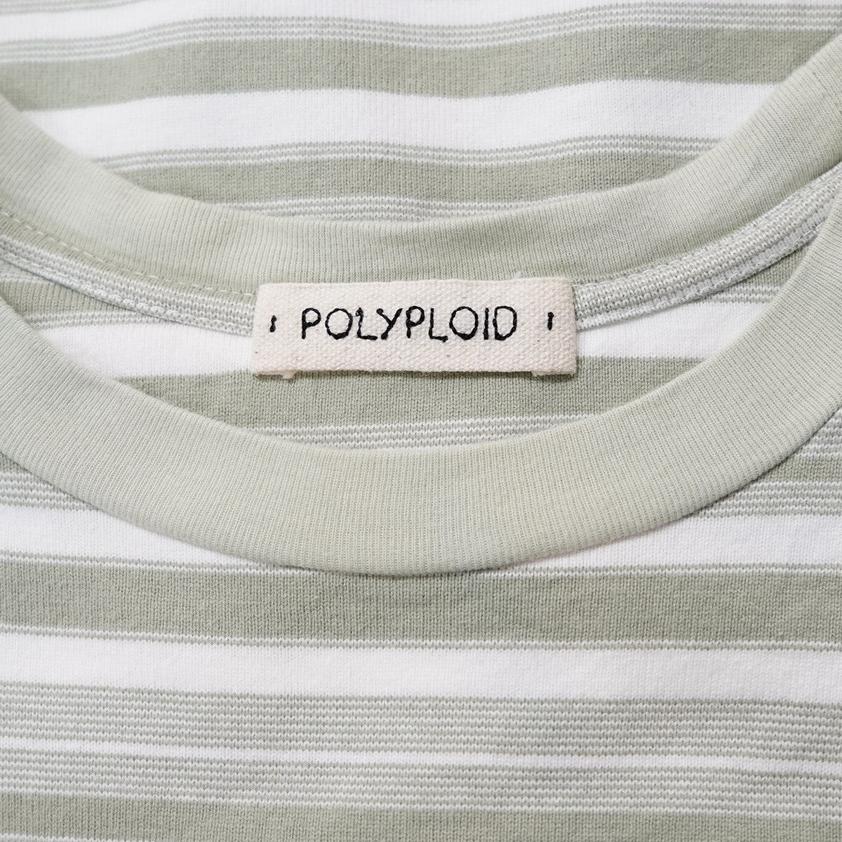 POLYPLOID(ポリプロイド) 24SS T SHIRT B オーバーサイズ ボーダー Tシャツ 定価22000円 10-B-12  セージ×ホワイト サイズ 18｜【公式】カインドオルオンライン ブランド古着・中古通販【kindal】