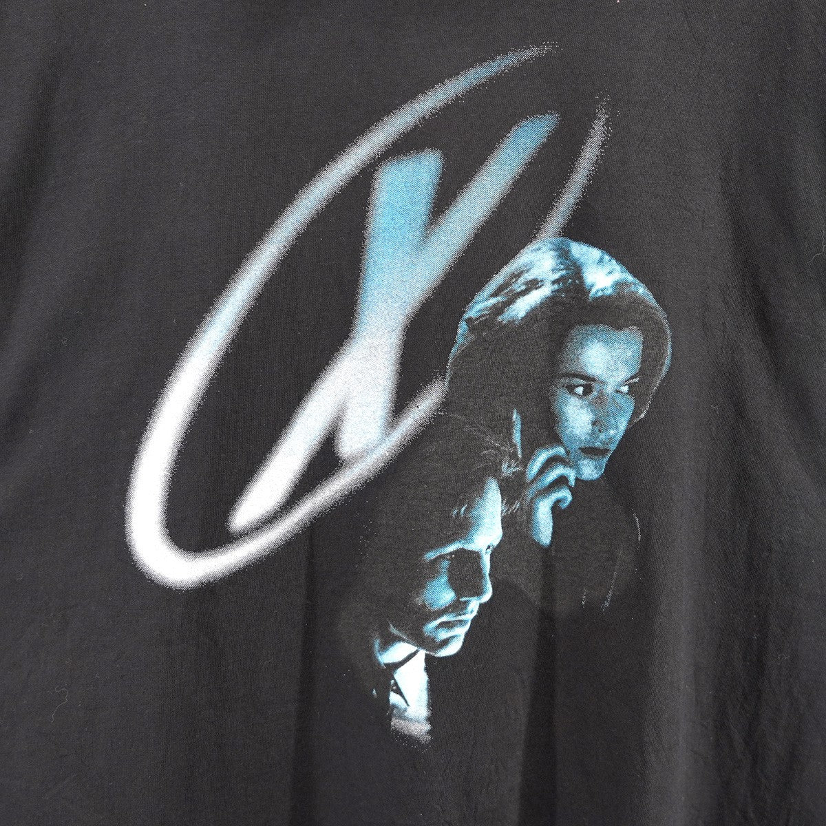 90s 98年 X Files The Movie Fight the Futureエックスファイル 映画 ムービー プロモーション ロゴ スカリー モルダー Tシャツ