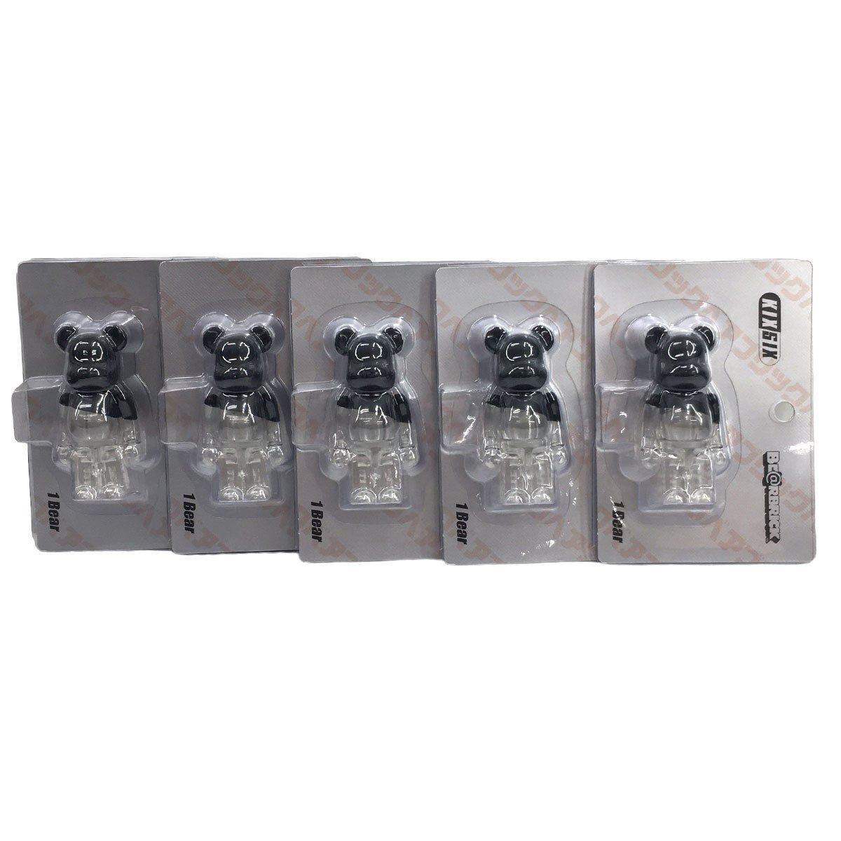 5個セット BE@RBRICK KIXSIX 100％ ベアブリック BEARBRICK コラボ