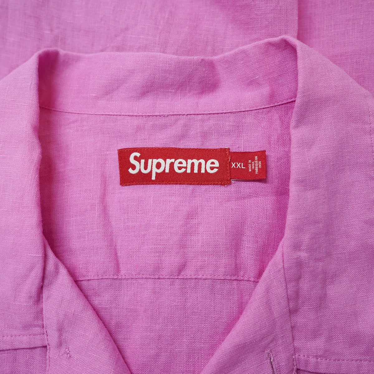 Supreme 古着・中古 24SS Mesh Panel Linen S／S Shirt メッシュ パネル リネン シャツ