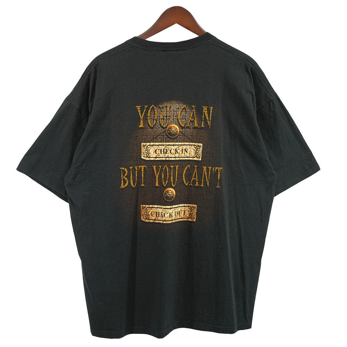 90s  DISNEY VINTAGE MICKEY INC． TOWER OF TERRORディズニー ミッキーマウス タワーオブテラー 両面プリント Tシャツ