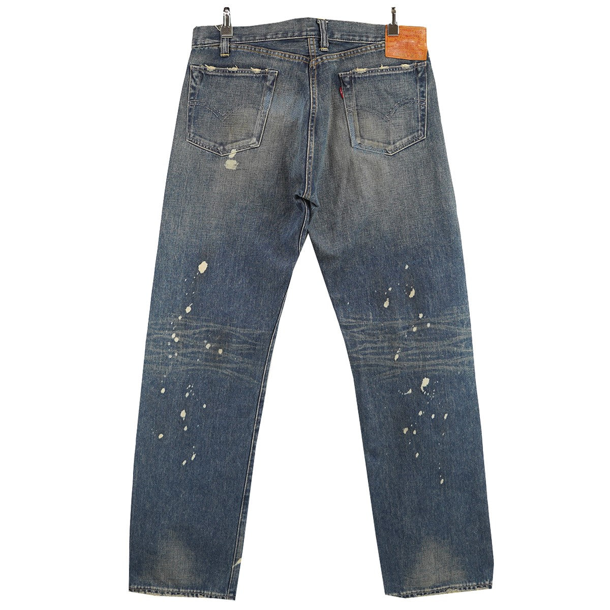 LEVI’S VINTAGE CLOTHING 古着・中古 501XX 復刻 ビッグE 日本製 ダメージ加工 LVC デニムパンツ ジーンズ