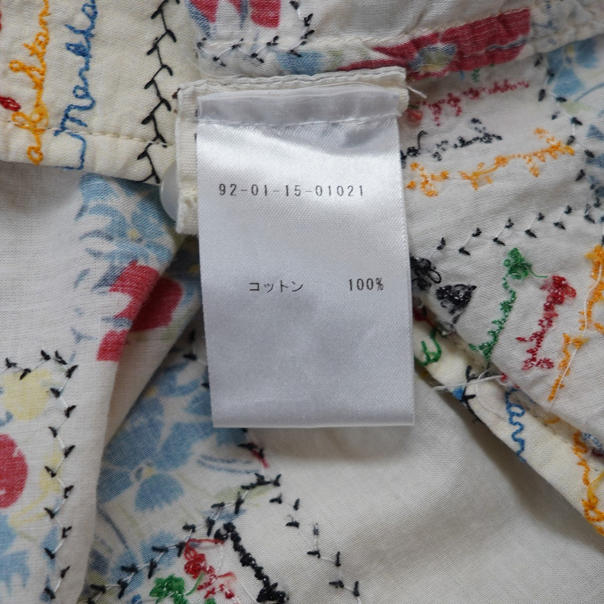 BODE ボーディ フローラル 刺繍 シャツ BODE(ボーディ) Beaded Wildflower Long Sleeve Shirt ビーズ