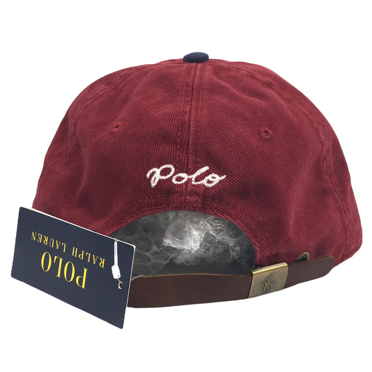 POLO RALPH LAUREN(ポロラルフローレン) 2TONE LOGO TWILL BALL CAP ツートーン ロゴ ツイル キャップ 帽子  710880773001 ネイビー×バーガンディ サイズ ONESIZE｜【公式】カインドオルオンライン ブランド古着・中古通販【kindal】