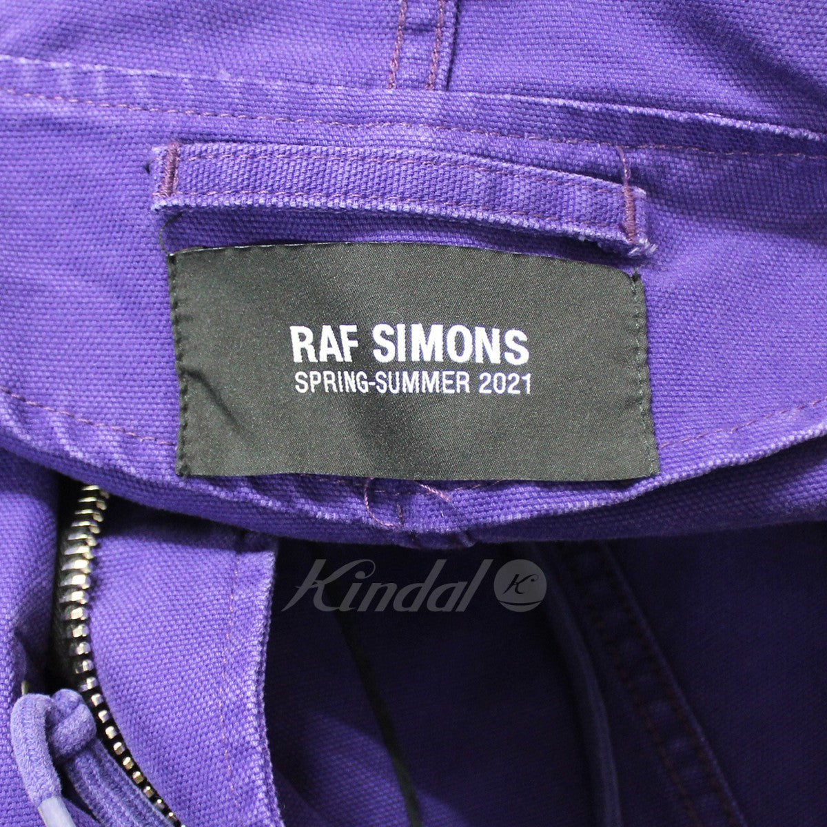 RAF SIMONS(ラフシモンズ) 21SS MEDIUM LENGTH PARKA パッチ バッジ モッズコート 211-M710 パープル  サイズ 48｜【公式】カインドオルオンライン ブランド古着・中古通販【kindal】