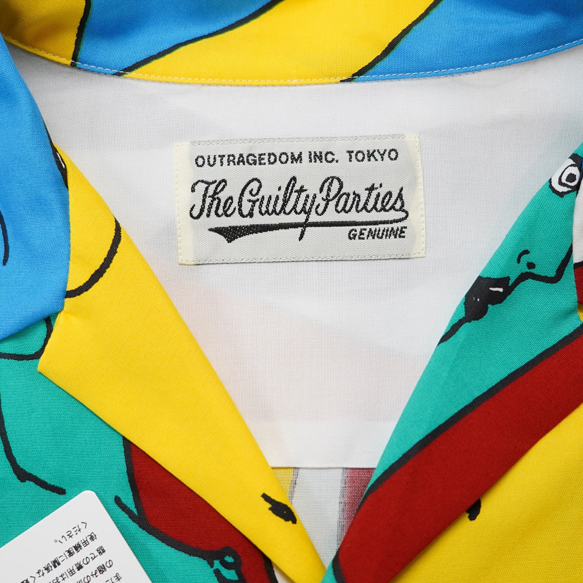 WACKO MARIA 22AW 天国東京百女柄図 HAWAIIAN SHIRT L／Sハワイアン 長袖 アロハ 開襟 オープンカラー シャツ 古着・中古-5枚目のアイテム画像