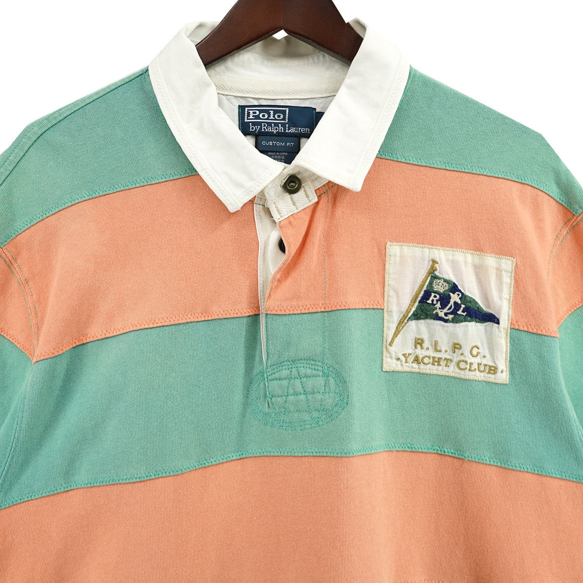 新品　ラルフローレン  ラガーシャツ ポロシャツ　Ralph M ラルフローレン RALPH LAUREN ポロシャツ レディースM ラガー
