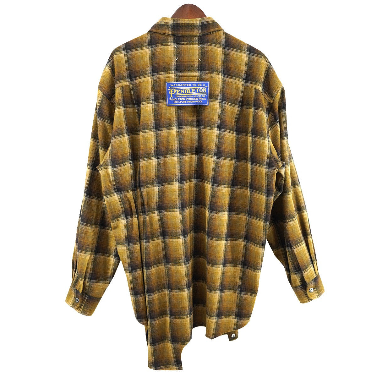 24SS PENDLETON Asymmetric Plaid Wool Shirt シャツ