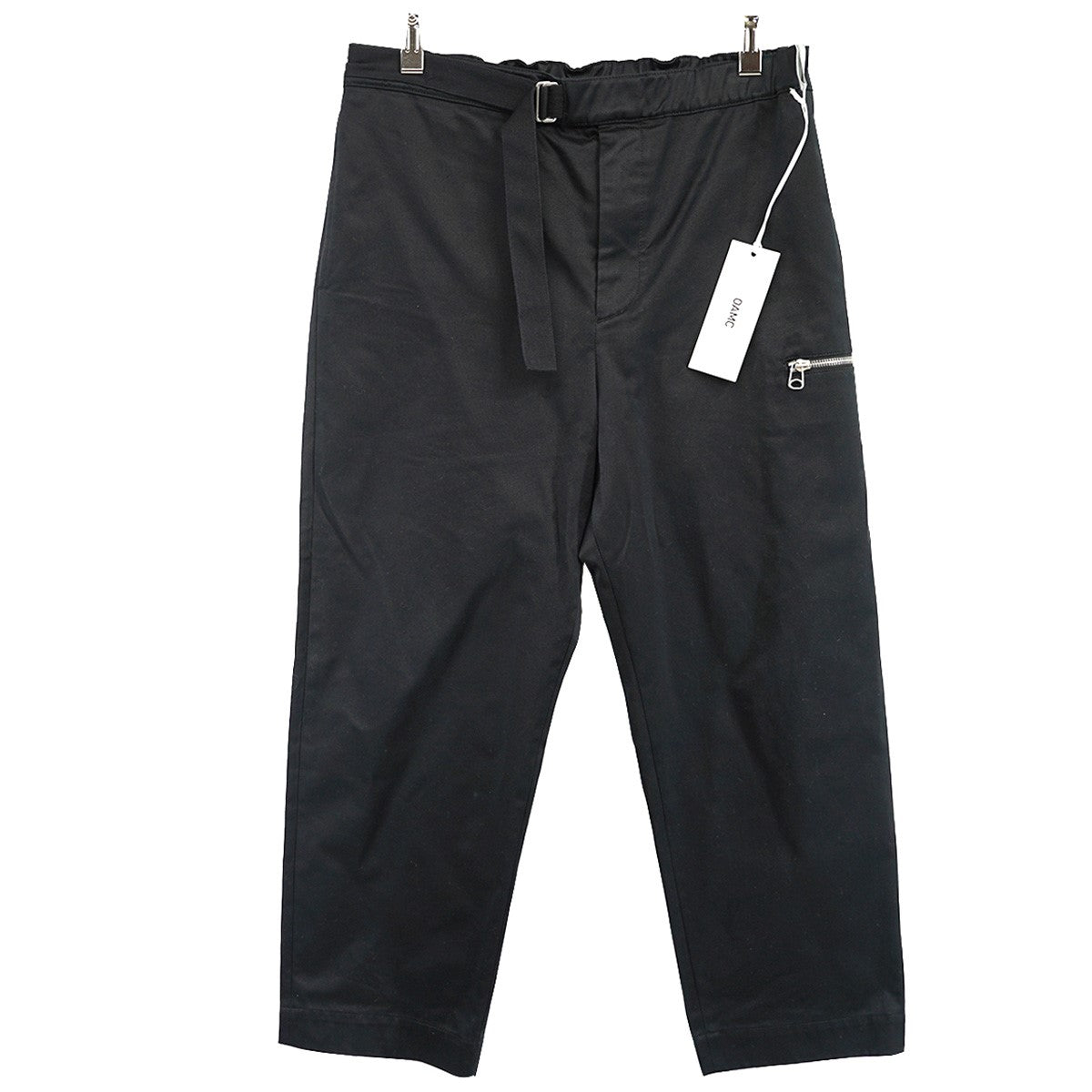 OAMC(オーエーエムシー) 21AW REGS PANT WOVEN ベルト ウーブン パンツ OAMS310631 ブラック サイズ  M｜【公式】カインドオルオンライン ブランド古着・中古通販【kindal】