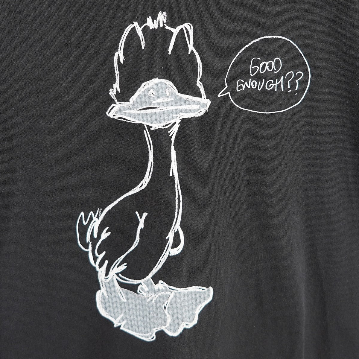 GOOD ENOUGH Old オールド Archive アーカイブ Vintage ヴィンテージGOOD ENOUGH UK ユーケー ダック ロゴ アヒル Tシャツ 古着・中古-2枚目のアイテム画像