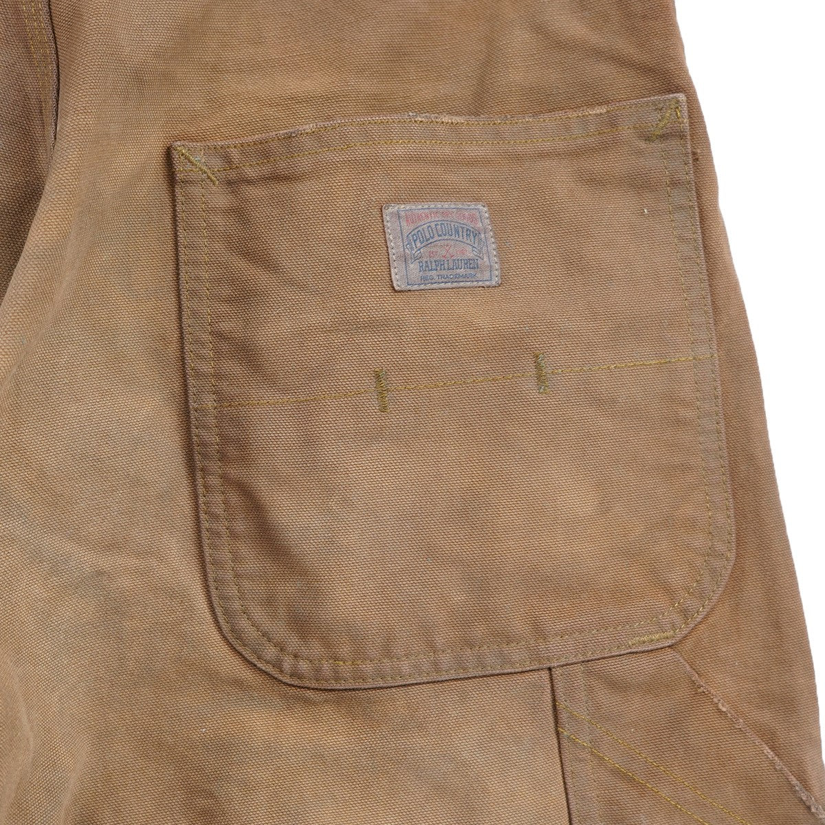 POLO COUNTRY POLO RALPH LAUREN 古着・中古 ヴィンテージ ダブルニー ユーズド加工 ダック ペインターパンツ