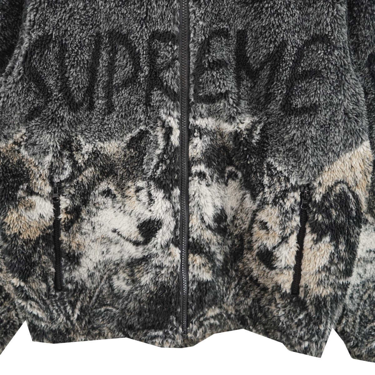 Supreme(シュプリーム) 19SS Wolf Fleece Jacket ロゴ ウルフ フリース ジャケット ブラック サイズ  L｜【公式】カインドオルオンライン ブランド古着・中古通販【kindal】