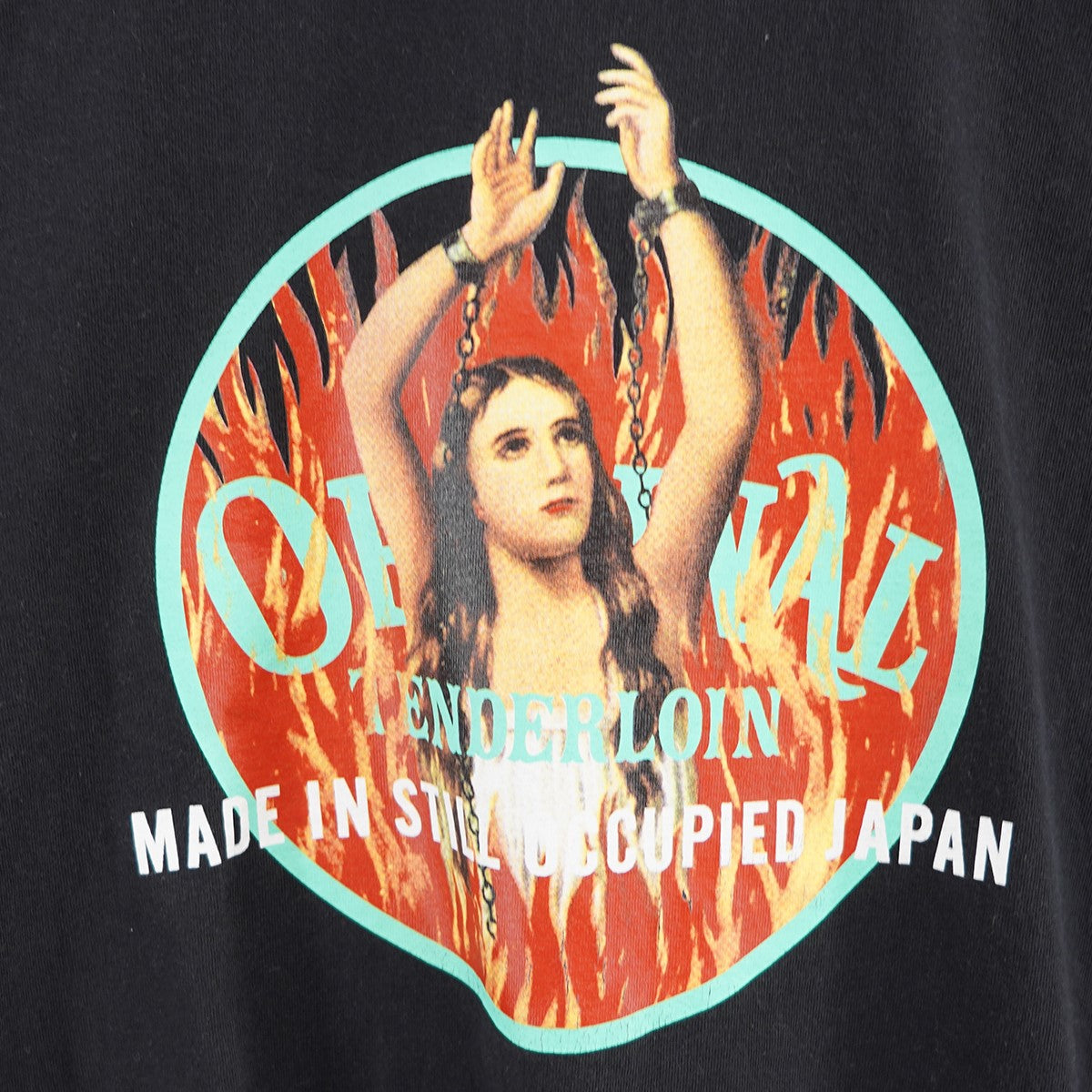 TENDERLOIN(テンダーロイン) 19SS TEE WH ロゴ プリントTシャツ