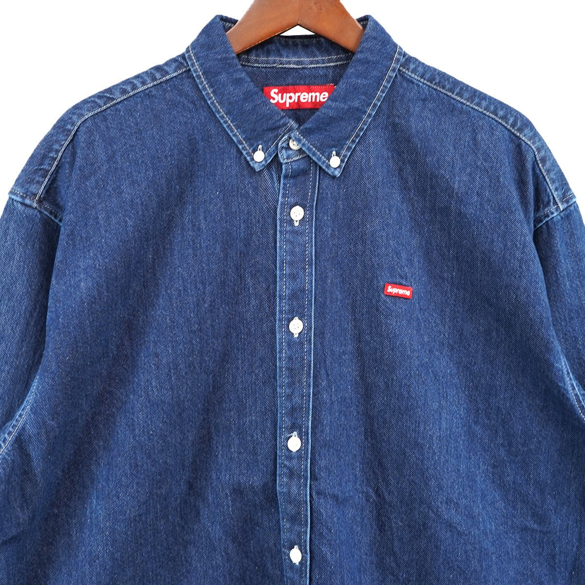 Supreme(シュプリーム) 24AW Small Box Shirt Rinsed Denim スモールボックスロゴデニムシャツ