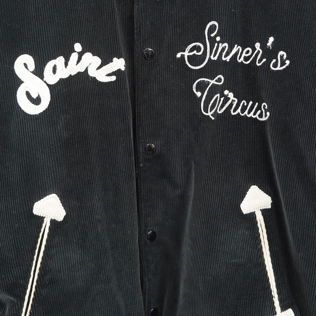 SAINT MICHAEL(セントマイケル) 21AW Corduroy Jacket ピエロ コーデュロイ ジャケット SM-A21-0000-041  ブラック サイズ XL｜【公式】カインドオルオンライン ブランド古着・中古通販【kindal】