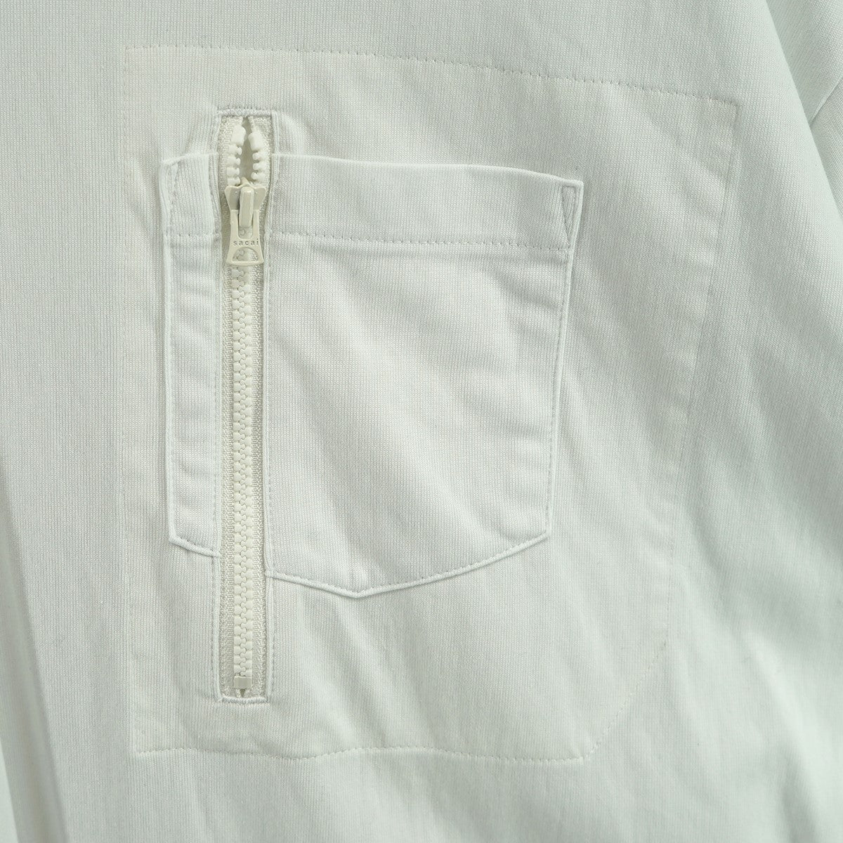 sacai(サカイ) 24SS Cotton Jersey T-Shirtポケット ジップ