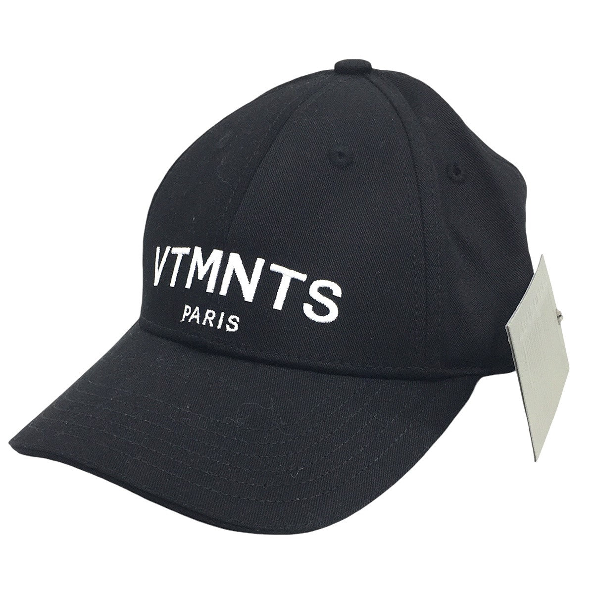 VTMNTS VETEMENTS(ブイティーエムエヌティーエス ヴェトモン) PARIS パリス ロゴキャップ VL18CA100L  ブラック｜【公式】カインドオルオンライン ブランド古着・中古通販【kindal】