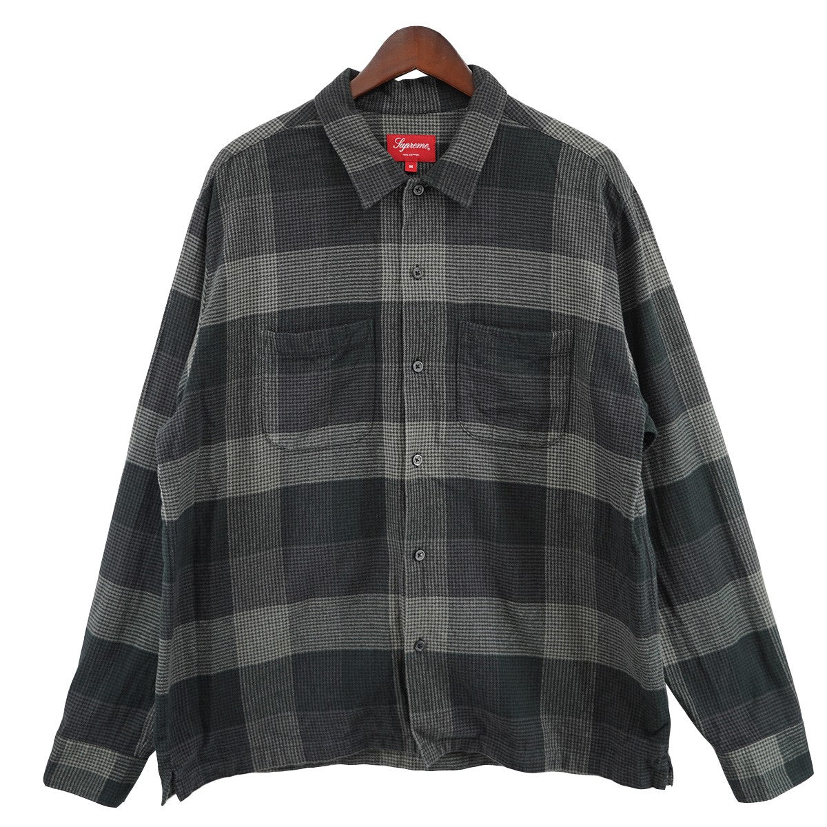 Supreme(シュプリーム) 22SS Plaid Flannel Shirt プレイド チェック ロゴ フランネルシャツ