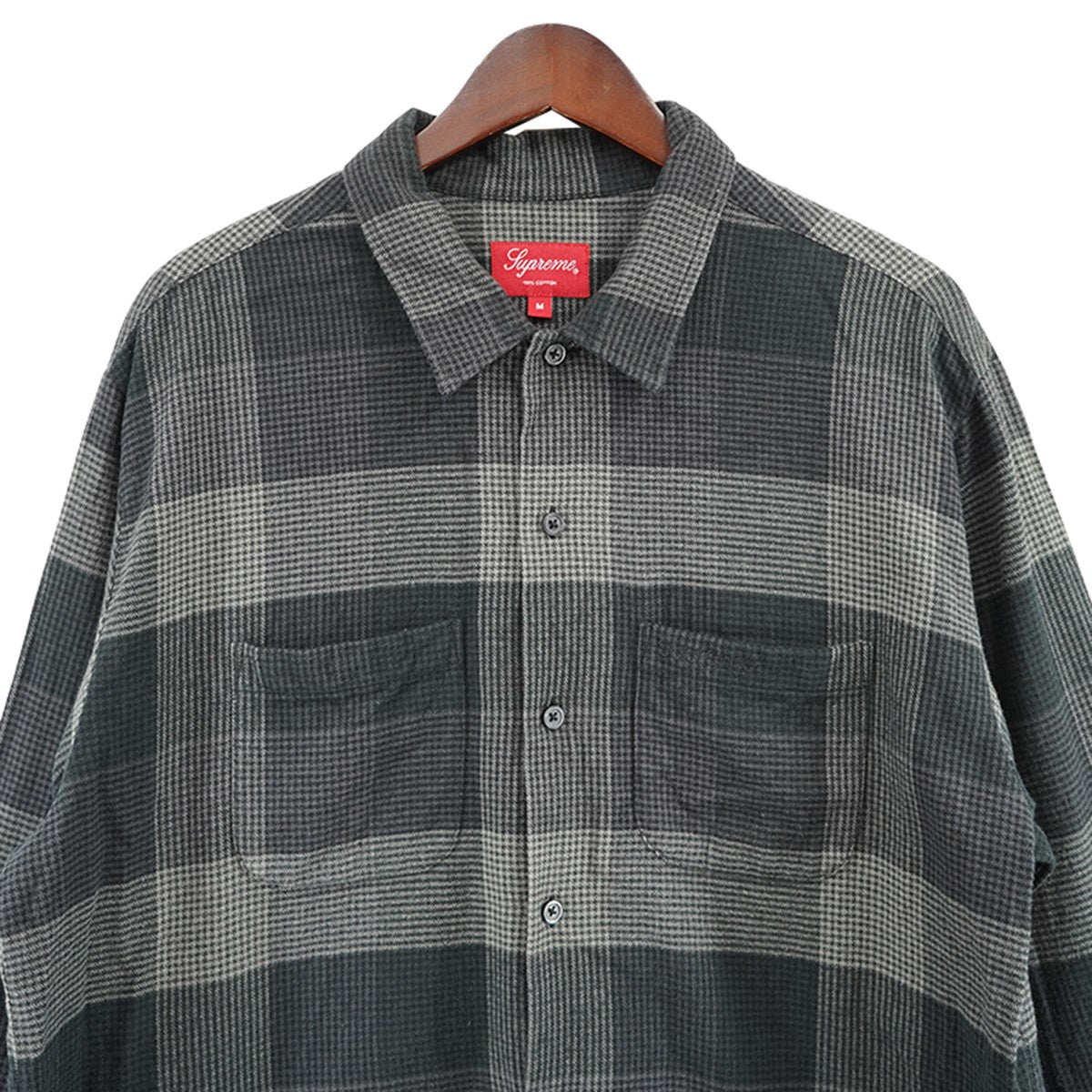 Supreme(シュプリーム) 22SS Plaid Flannel Shirt プレイド チェック ロゴ フランネルシャツ