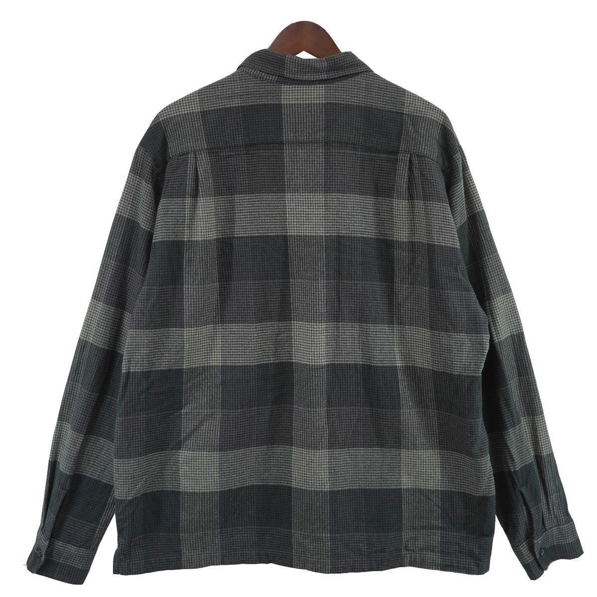 Supreme(シュプリーム) 22SS Plaid Flannel Shirt プレイド チェック ロゴ フランネルシャツ ブラックグレー調 サイズ  M｜【公式】カインドオルオンライン ブランド古着・中古通販【kindal】