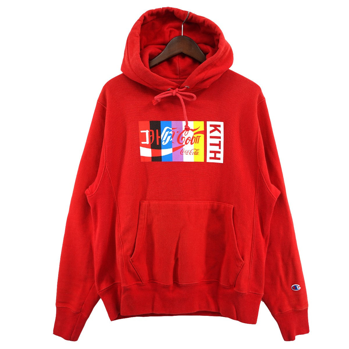 KITH×Champion COCA COLA コラボ ロゴ パーカー レッド サイズ S｜【公式】カインドオルオンライン  ブランド古着・中古通販【kindal】