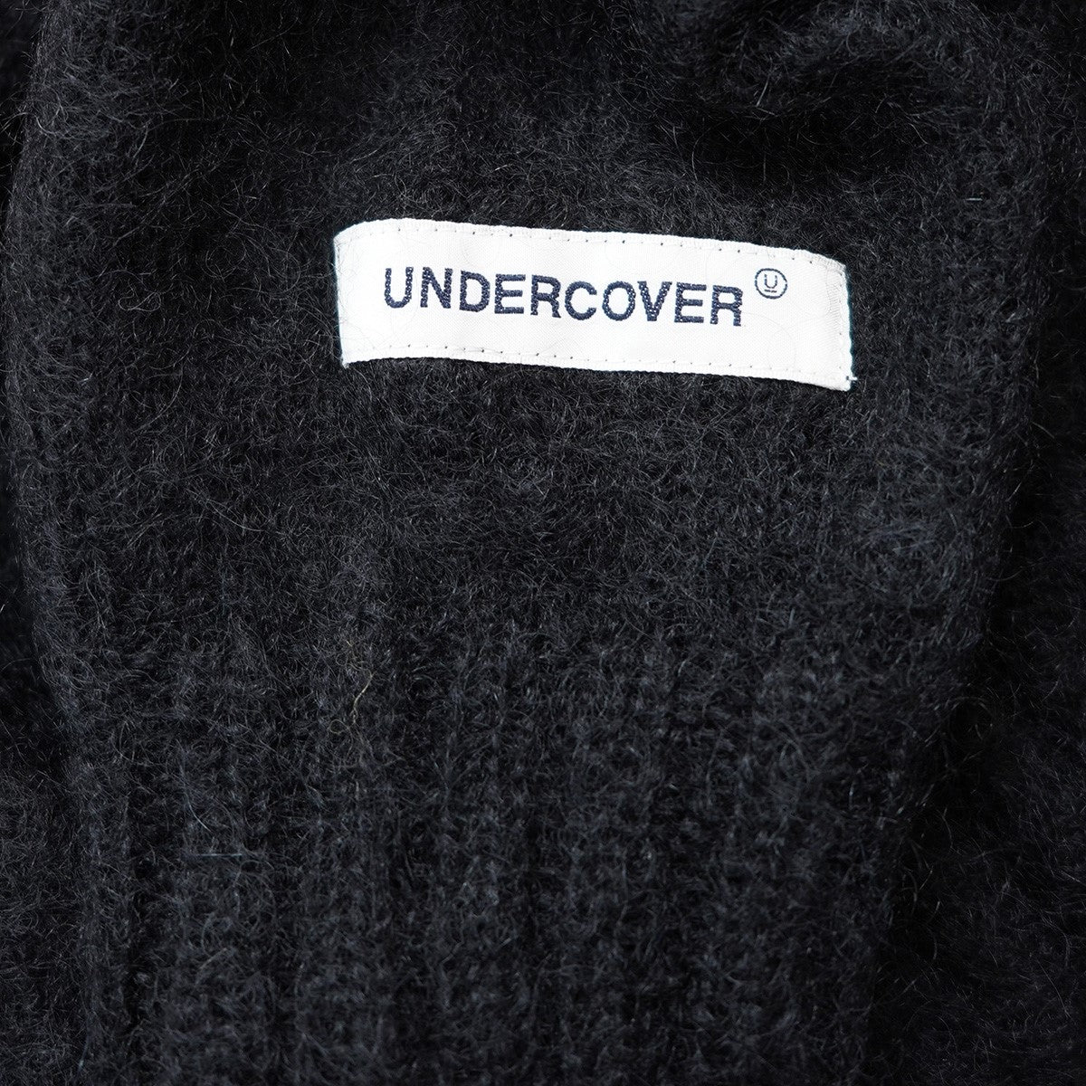 UNDERCOVER(アンダーカバー) 24AW 裾端配色モヘアニットカーディガン UP2D4905 定価66000円 ブラック サイズ  5｜【公式】カインドオルオンライン ブランド古着・中古通販【kindal】