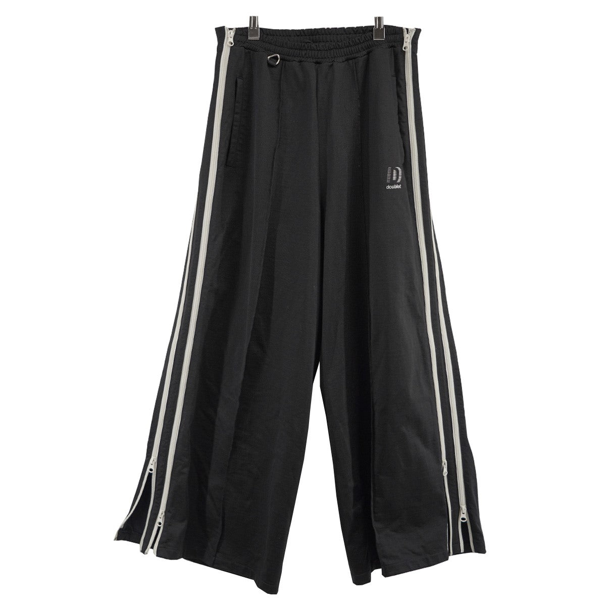 doublet 古着・中古 22AW ZIP UP TRACK PANTS ジップアップ ロゴ トラックパンツ