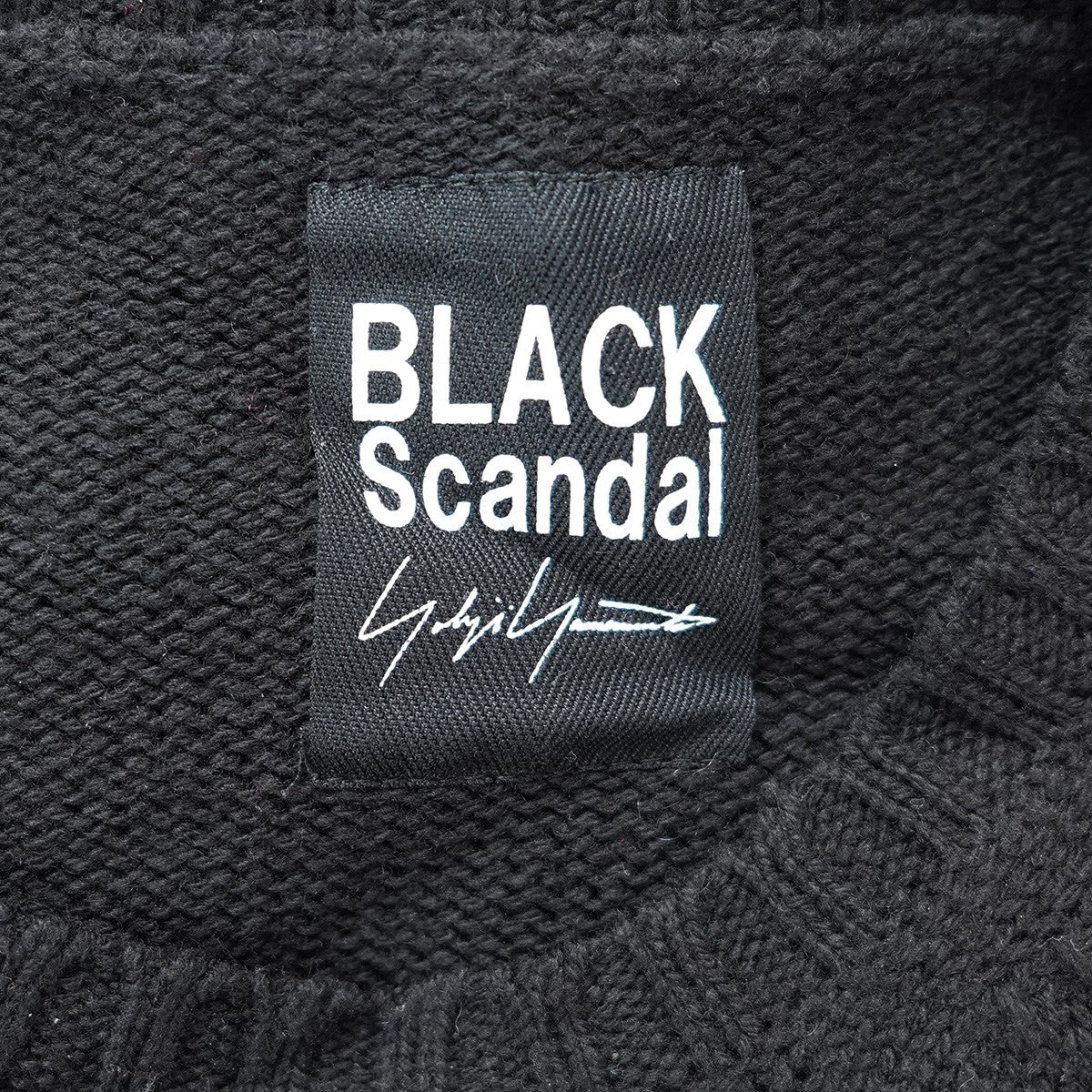 BLACK Scandal Yohji Yamamoto(ブラックスキャンダル ヨウジヤマモト  