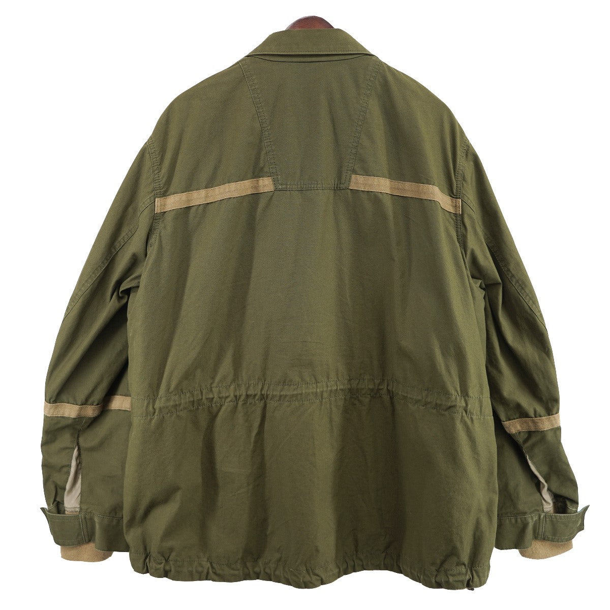 sacai(サカイ) 22SS Nylon Twill Mix Blouson ドッキング レイヤード ブルゾン 22-02709M オリーブ サイズ  3｜【公式】カインドオルオンライン ブランド古着・中古通販【kindal】