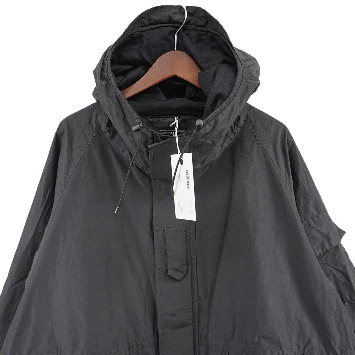 MARKA(マーカ) 24SS ECWCS JACKET シルク混 エクワックス フーデッド ジャケット M24C01BL01C 定価74800円  チャコールグレー サイズ 1｜【公式】カインドオルオンライン ブランド古着・中古通販【kindal】