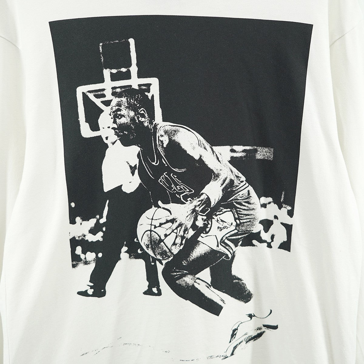 MJ Long Sleeve T-shirt USEDダメージ加工ロングスリーブロンT