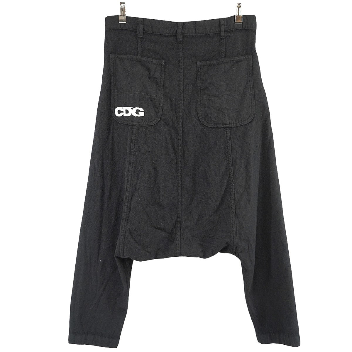 CDG バックロゴ ウール サルエルパンツ