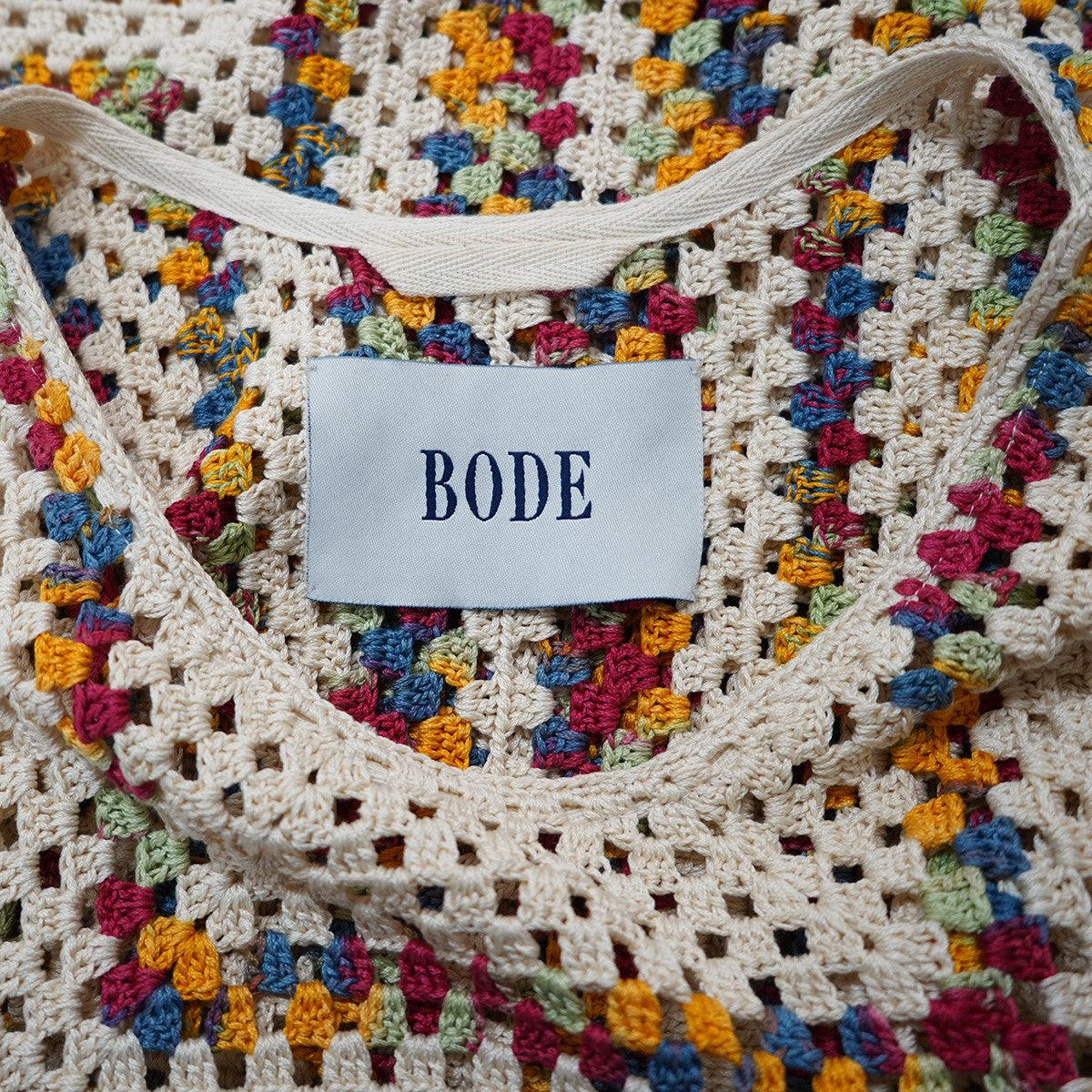 BODE 古着・中古 Multicolor Crochet Knit Tank Top クロシェ ニット タンクトップ