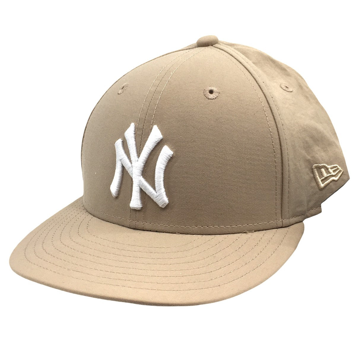 KITH×New Era New York Yankeesニューヨークヤンキース NY ロゴ ナイロン キャップ 帽子 ベージュ サイズ 7 3/8  (58.7CM)｜【公式】カインドオルオンライン ブランド古着・中古通販【kindal】