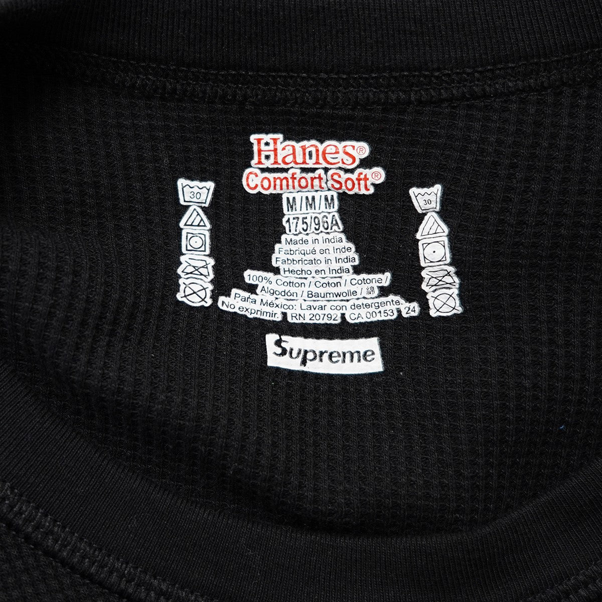 Supreme 古着・中古 シュプリームのHanes Bones Thermal Crew ヘインズ ボーン ボーンズ サーマル クルー ロンT 長袖Tシャツです。