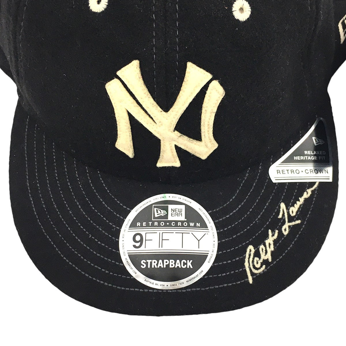 24AWRC 9FIFTY POLO RALPH LAURENMLB Yankees RC 9FIFTY NY ロゴ ヤンキース コラボ キャップ
