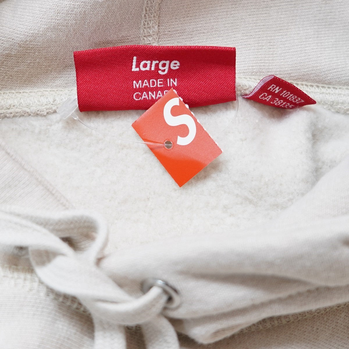 24AW Box Logo Hooded Sweatshirt Stoneボックス ロゴ パーカー
