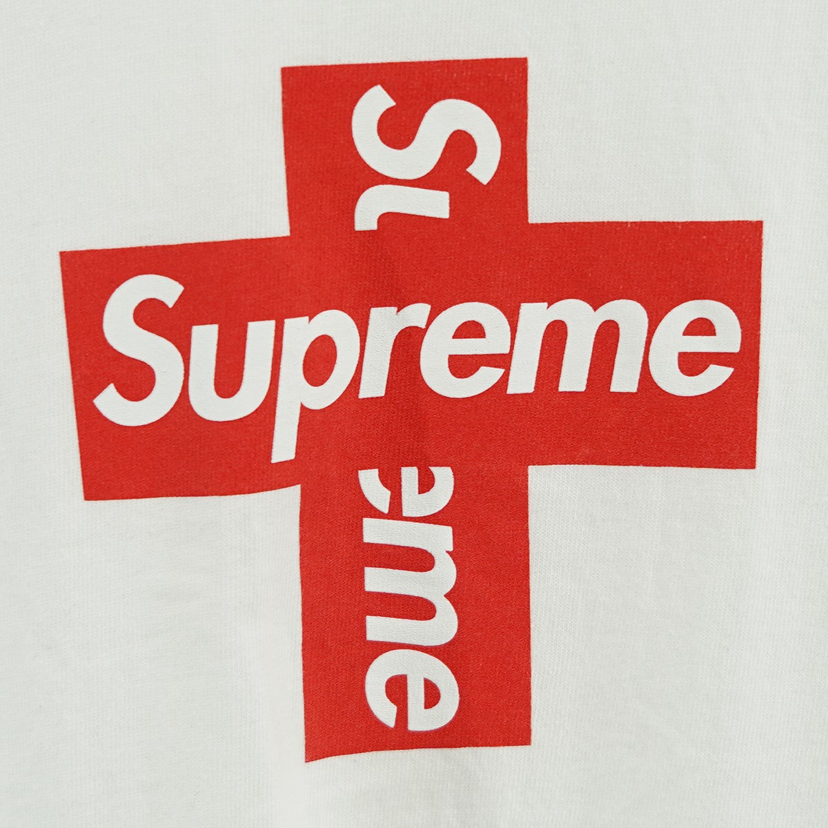 Supreme 20AW Cross Box Logo Teeクロス ボックスロゴ Tシャツ 古着・中古-2枚目のアイテム画像