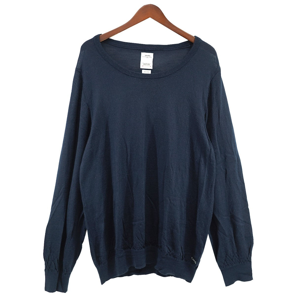 19AW SELMER LOOSE CREW L／S LWセルマー ルーズ クルー ロングスリーブ ニット Tシャツ ウール ロンT