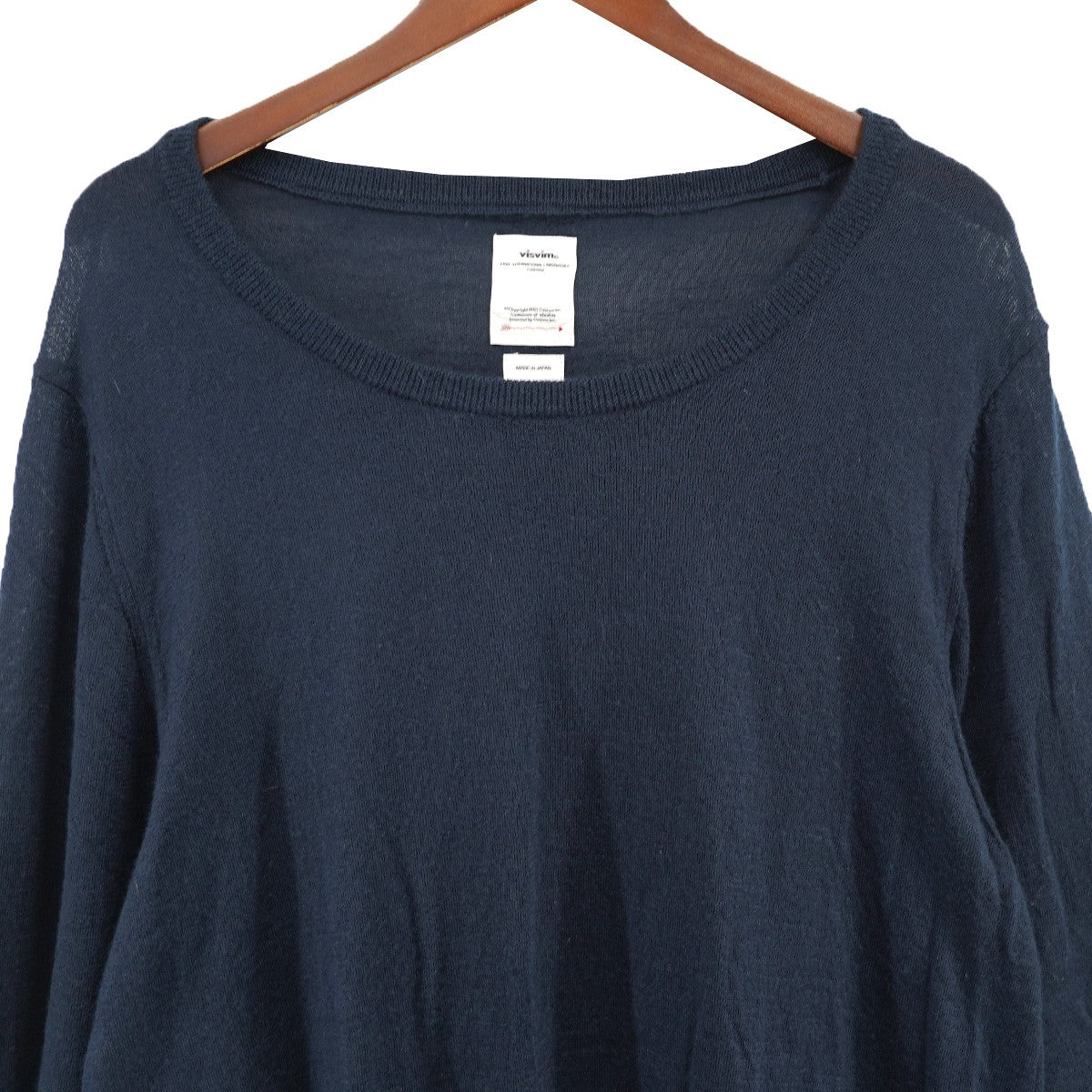 19AW SELMER LOOSE CREW L／S LWセルマー ルーズ クルー ロングスリーブ ニット Tシャツ ウール ロンT