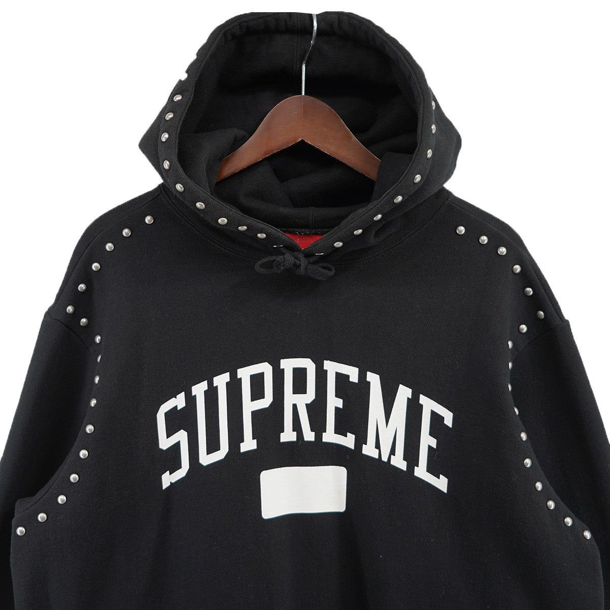 18AW Studded Hooded Sweatshirtスタッズ スタッディド ロゴ フーデッドスウェットシャツ パーカー