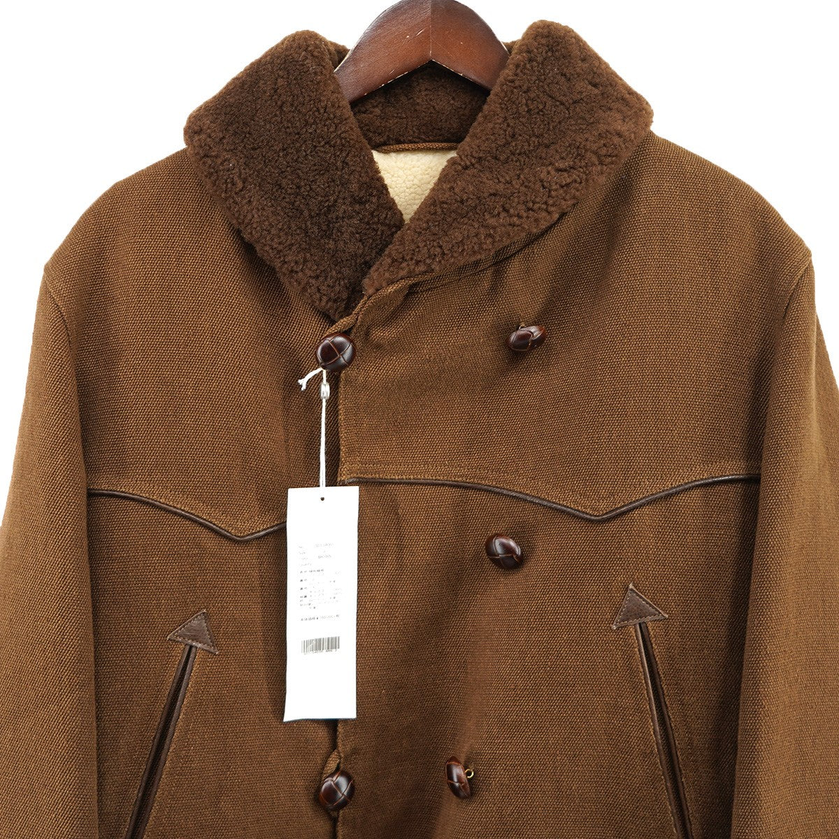 COMOLI(コモリ) 20AW CANADIAN COATヘンプ ムートン
